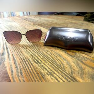 KREWE SUNGLASSES DOLLY | MATTE BLACK FADE + 24K MIRRORED